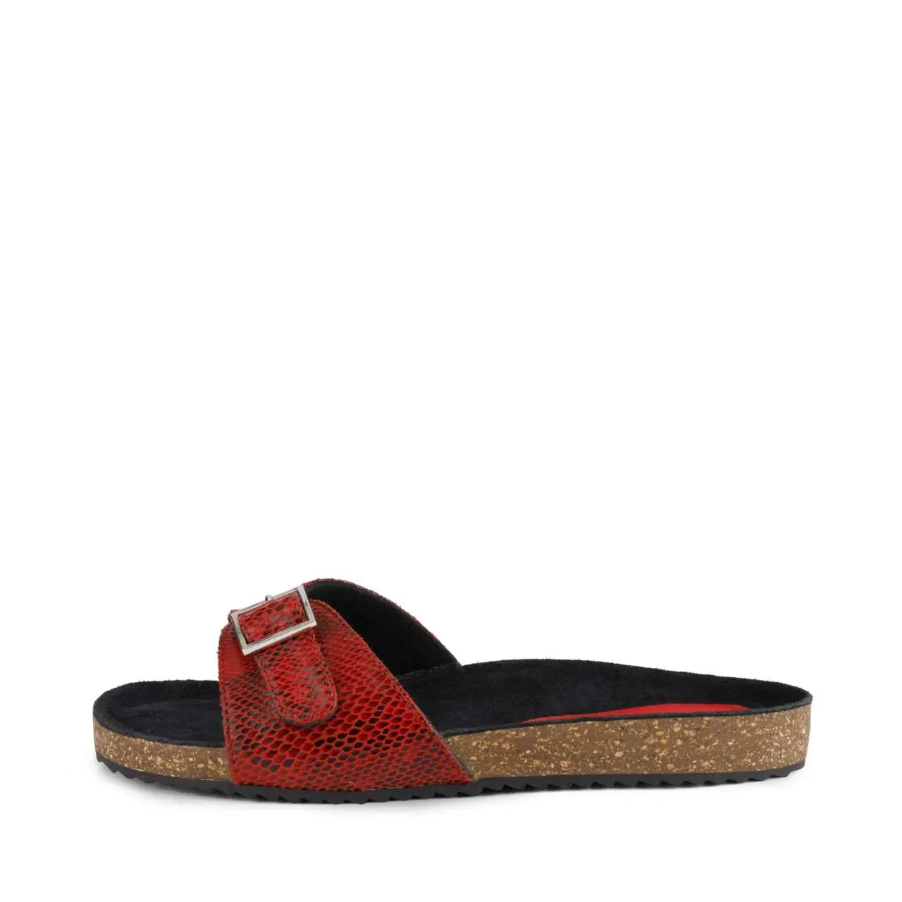 Navi Red Snake Comfort Slipons