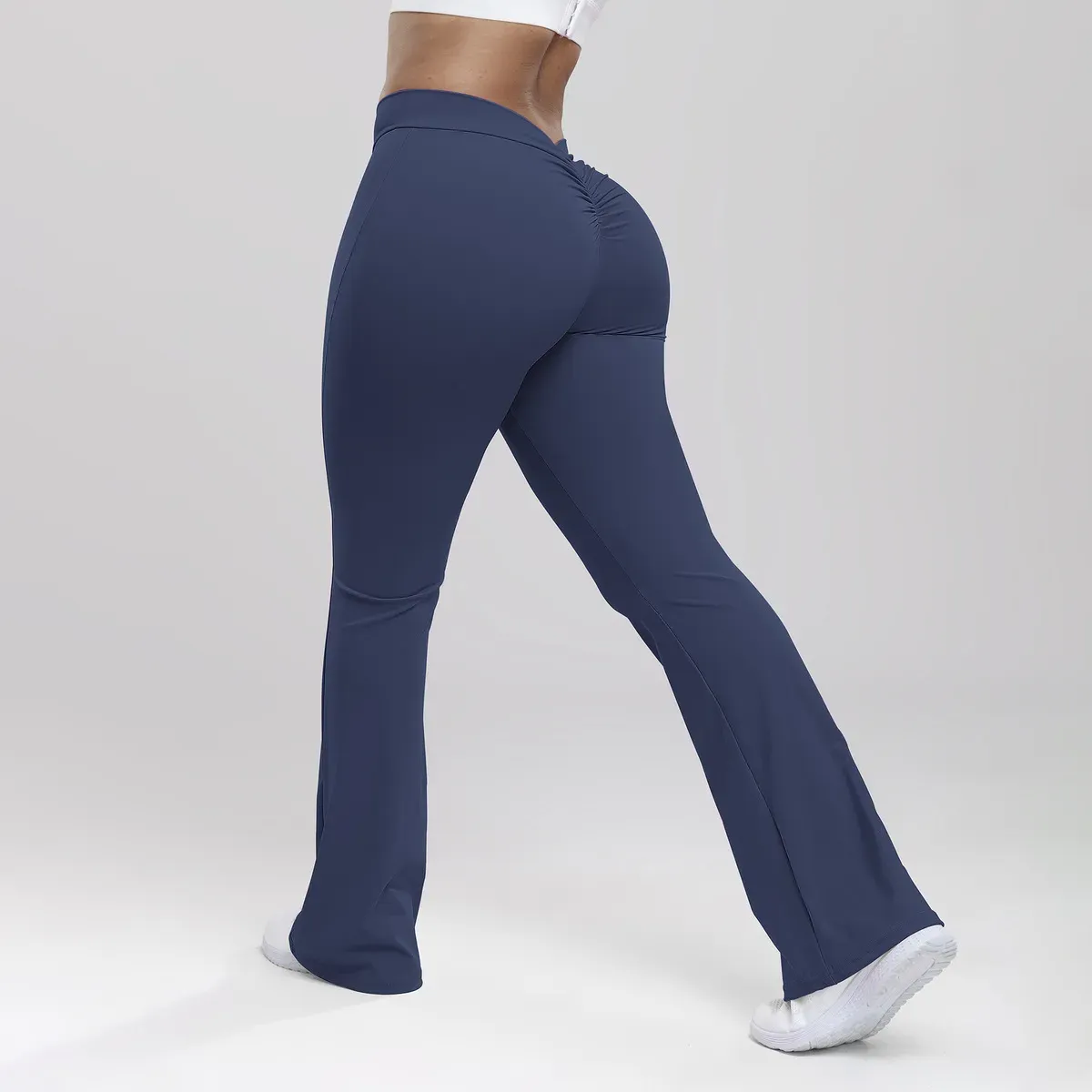 Nerve High-Rise Scrunch Butt Flared Leggings