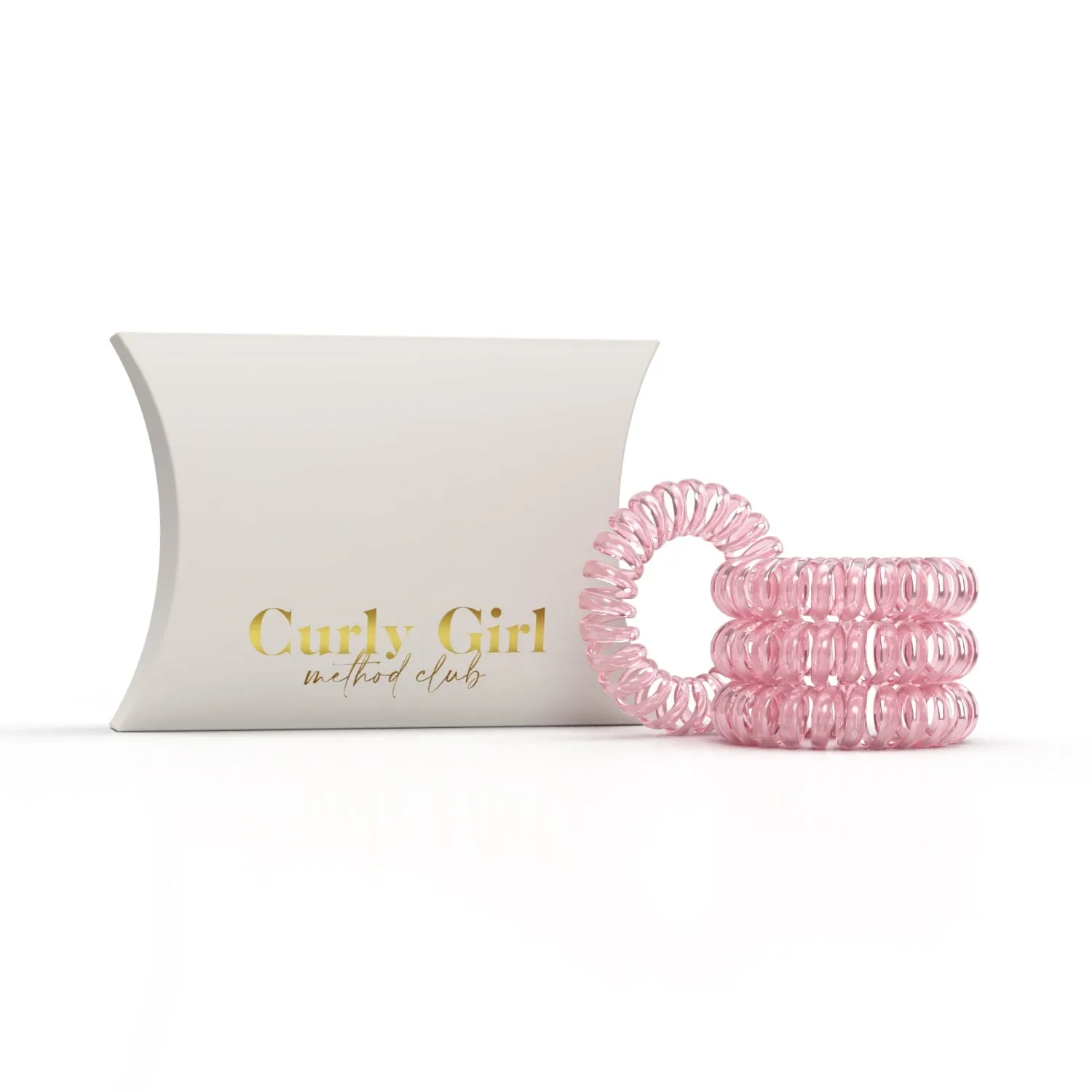 No-Crush Coiled Hair Bands for Curly and Wavy Hair