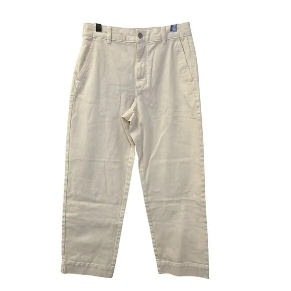 NWOT Everlane The Straight Leg Jeans in Bone Size 8 Long