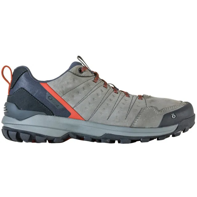 Oboz Men's Sypes Low Leather B-Dry Steel 76101STEEL