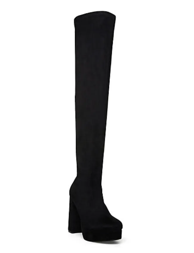 Over Knee Platform Bootie