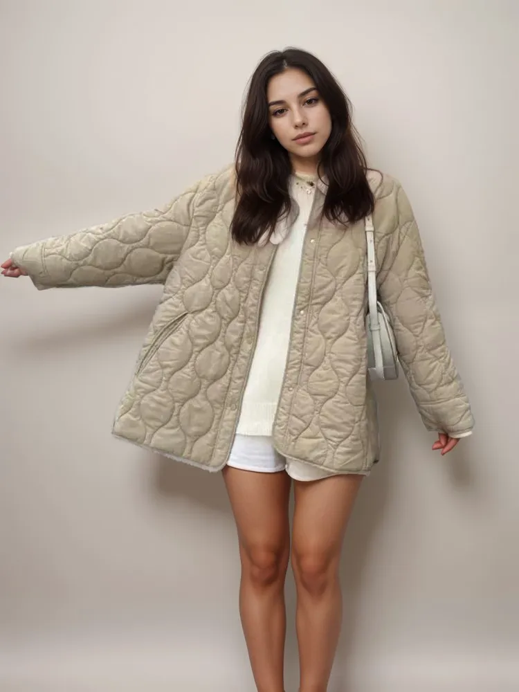 Oversized Quilted Jacket | Lightweight & Cozy | Effortless Style