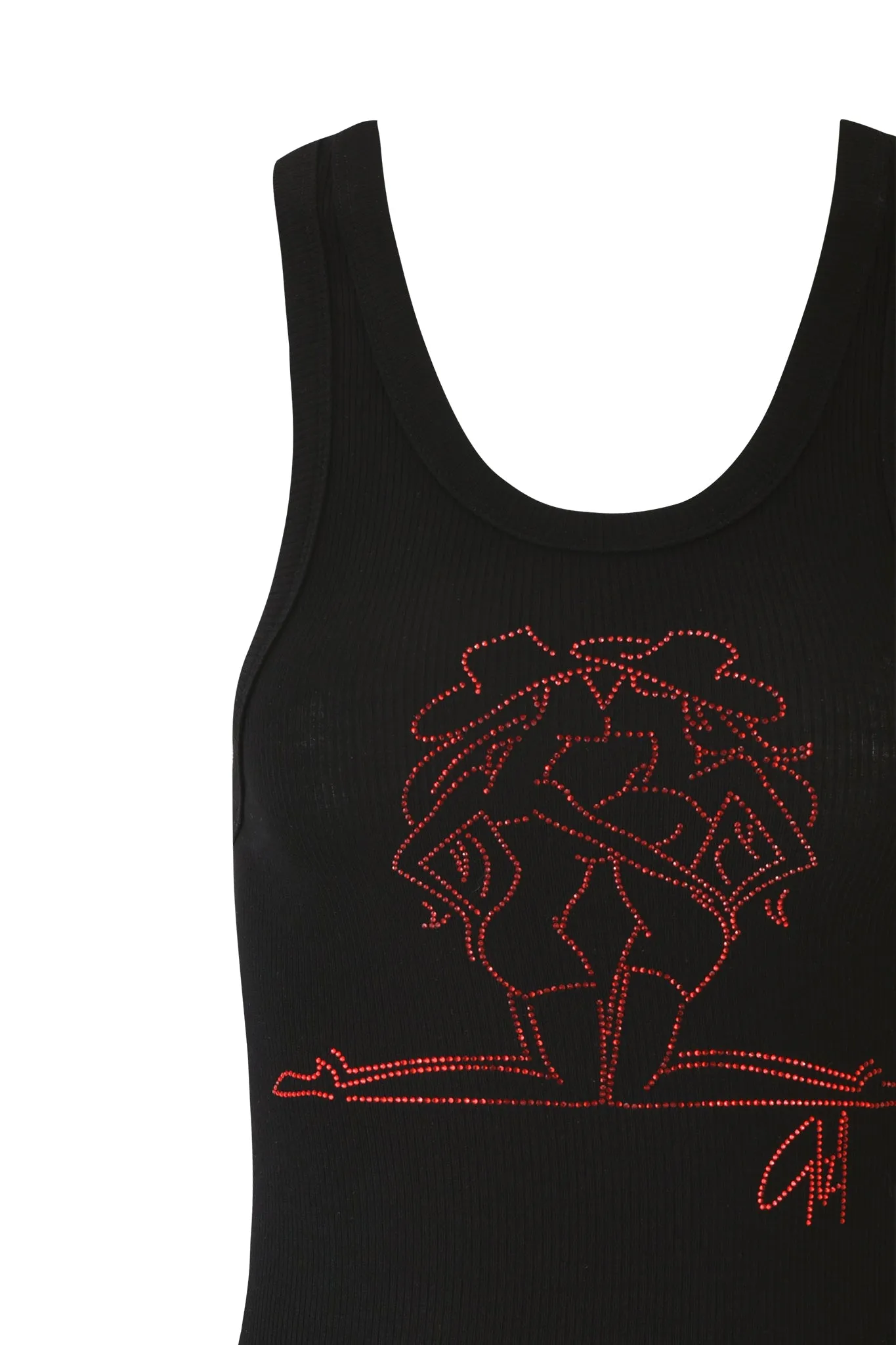 PENELOPE TANK - BLACK : RED COWGIRL
