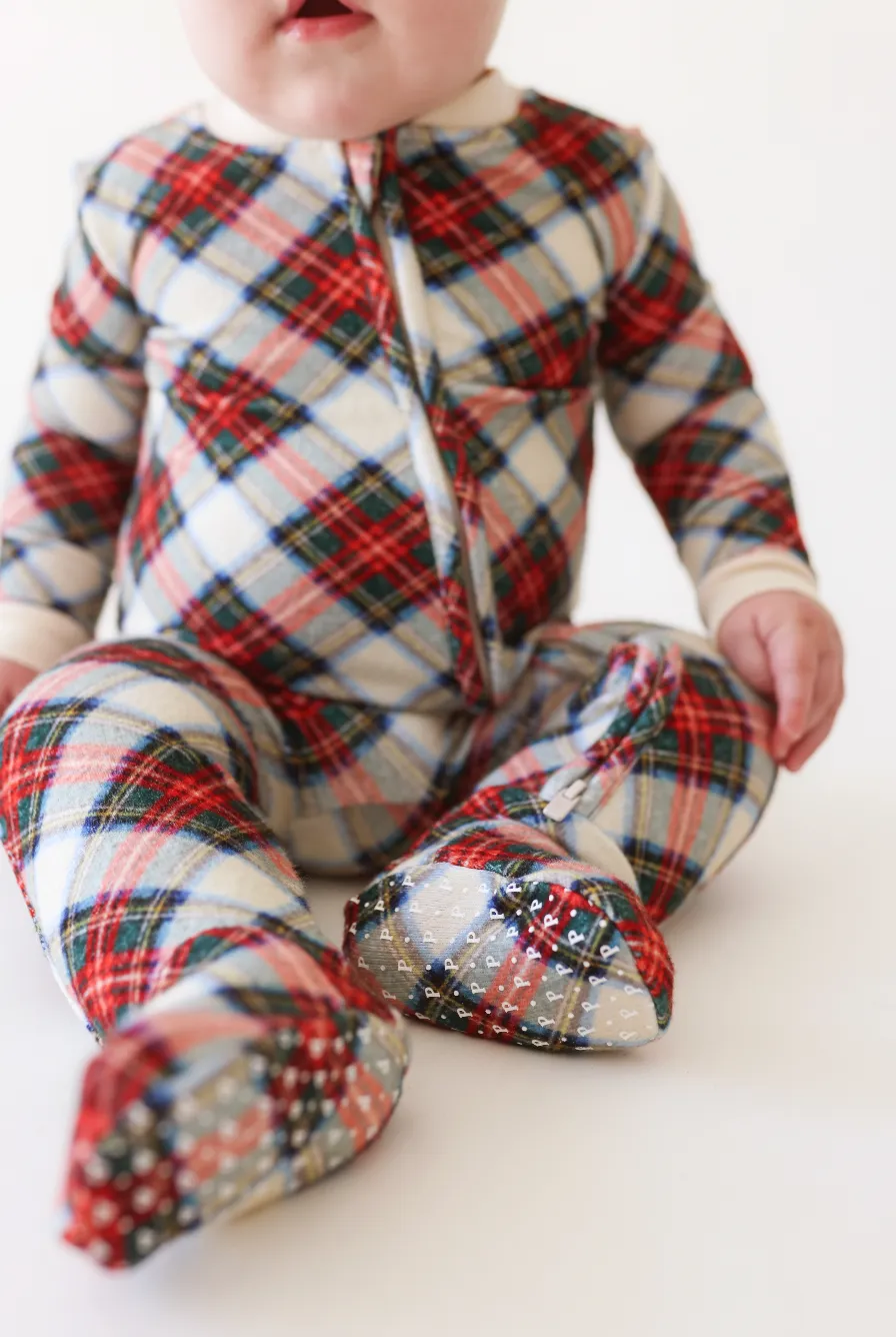 Posh Peanut Baby Footie Zippered One Piece in Marqui