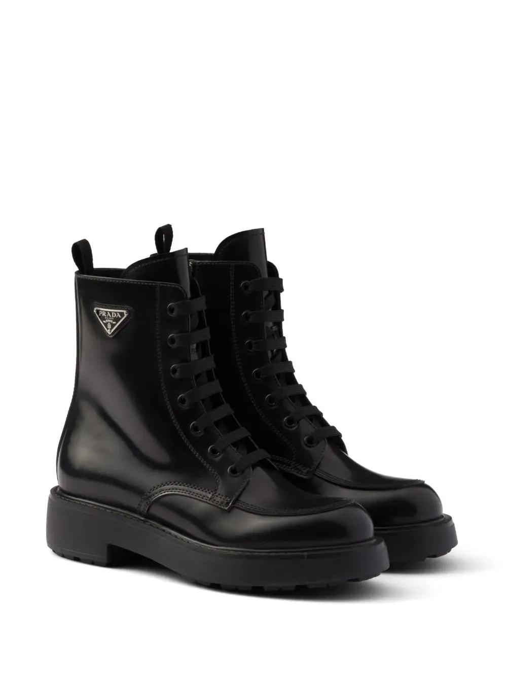 Prada Brushed leather boots