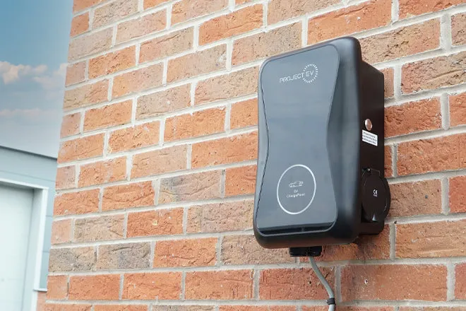 Project EV EVA-07S-SE 7.3kW Pro Earth Wall AC Electric Vehicle Charger Single Gun (32A Single Phase)