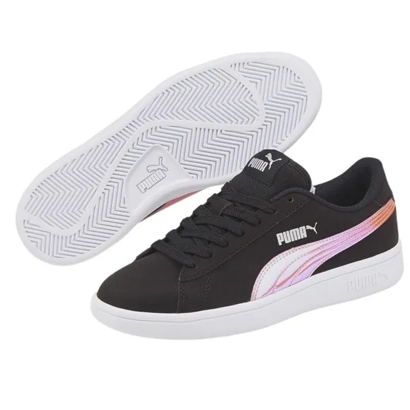 PUMA • Kids Smash v2 Holo Jr. Sneaker Shoes Includes Box