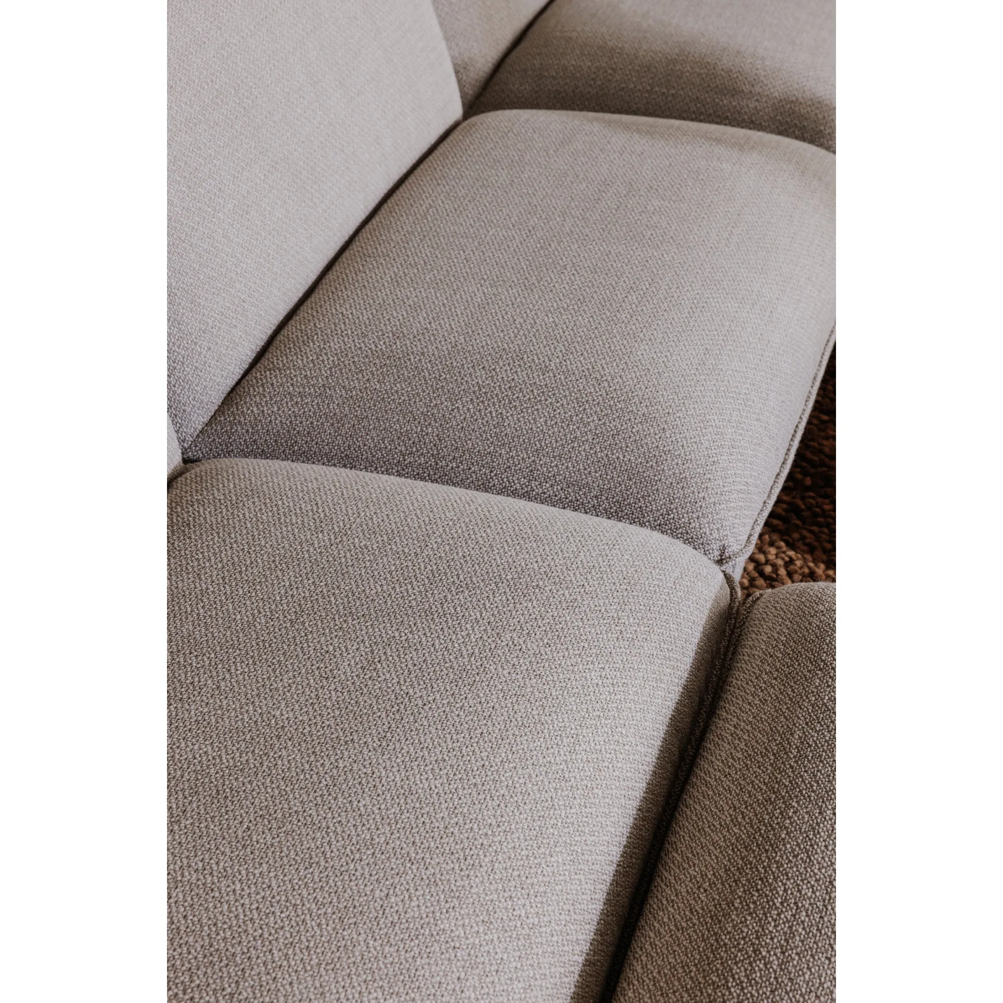 Retro-Futuristic Lounger with Speckled Upholstery