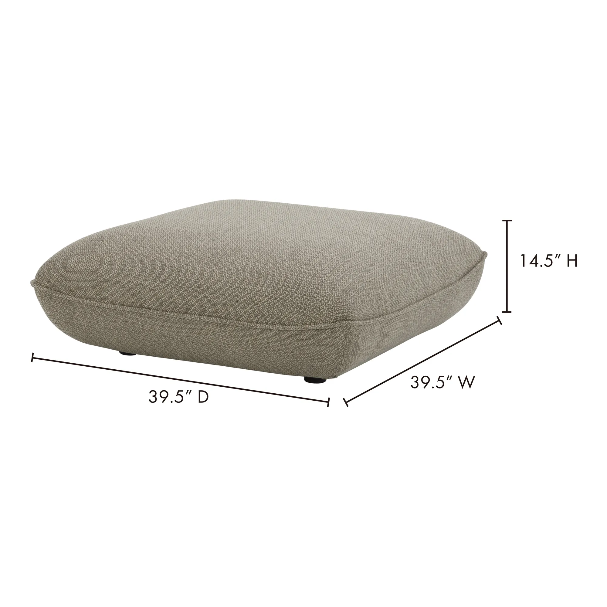 Retro-Futuristic Lounger with Speckled Upholstery