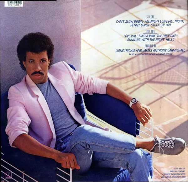 Richie, Lionel – Can't Slow Down – Used LP