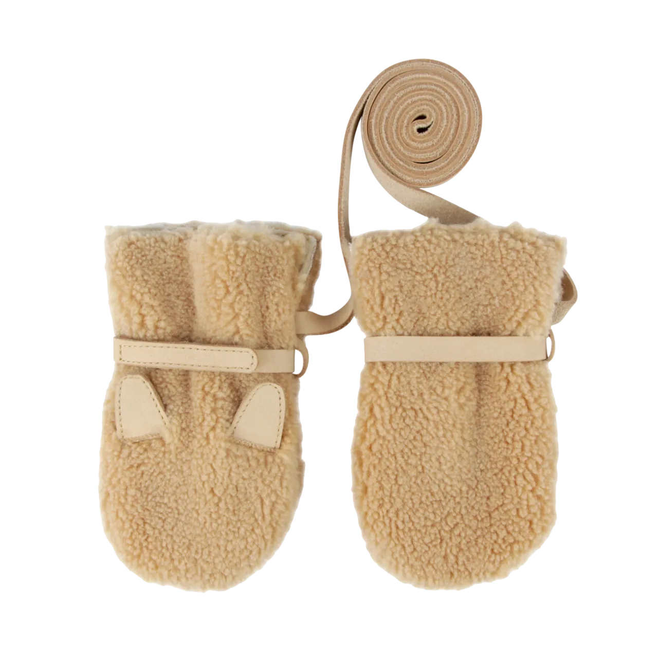 Richy Mittens | Lion | Caramel Curly Faux Fur