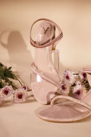 Sabrina Rose Gold  Heels