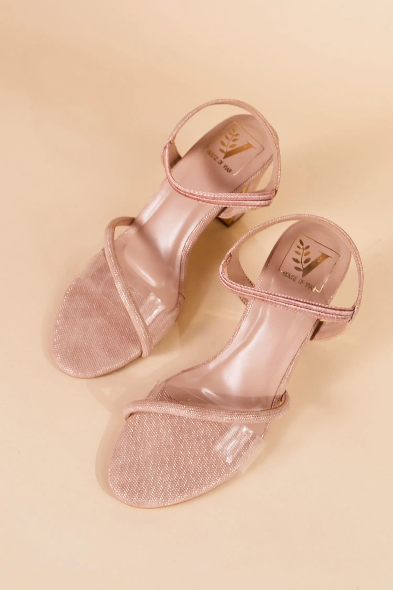Sabrina Rose Gold  Heels