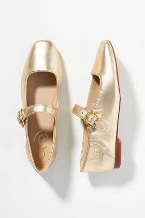Sam Edelman Michaela Gold Leaf Flat