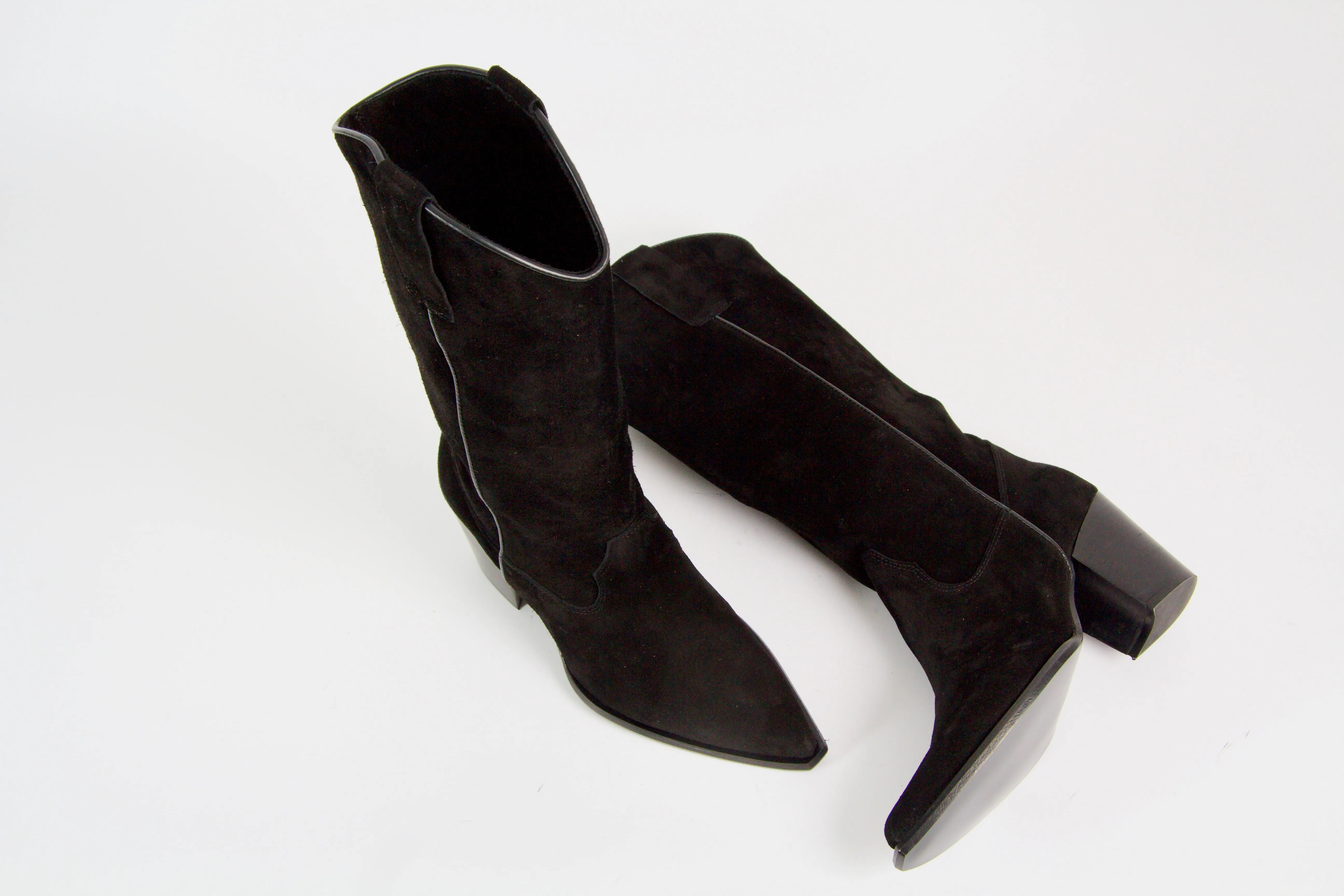 Sapphire Black Suede Boots