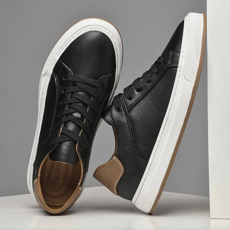 Savaro Faux Leather Shoes