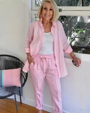 Scarlett™ - Cozy Long Sleeve Blouse and Pants Ensemble