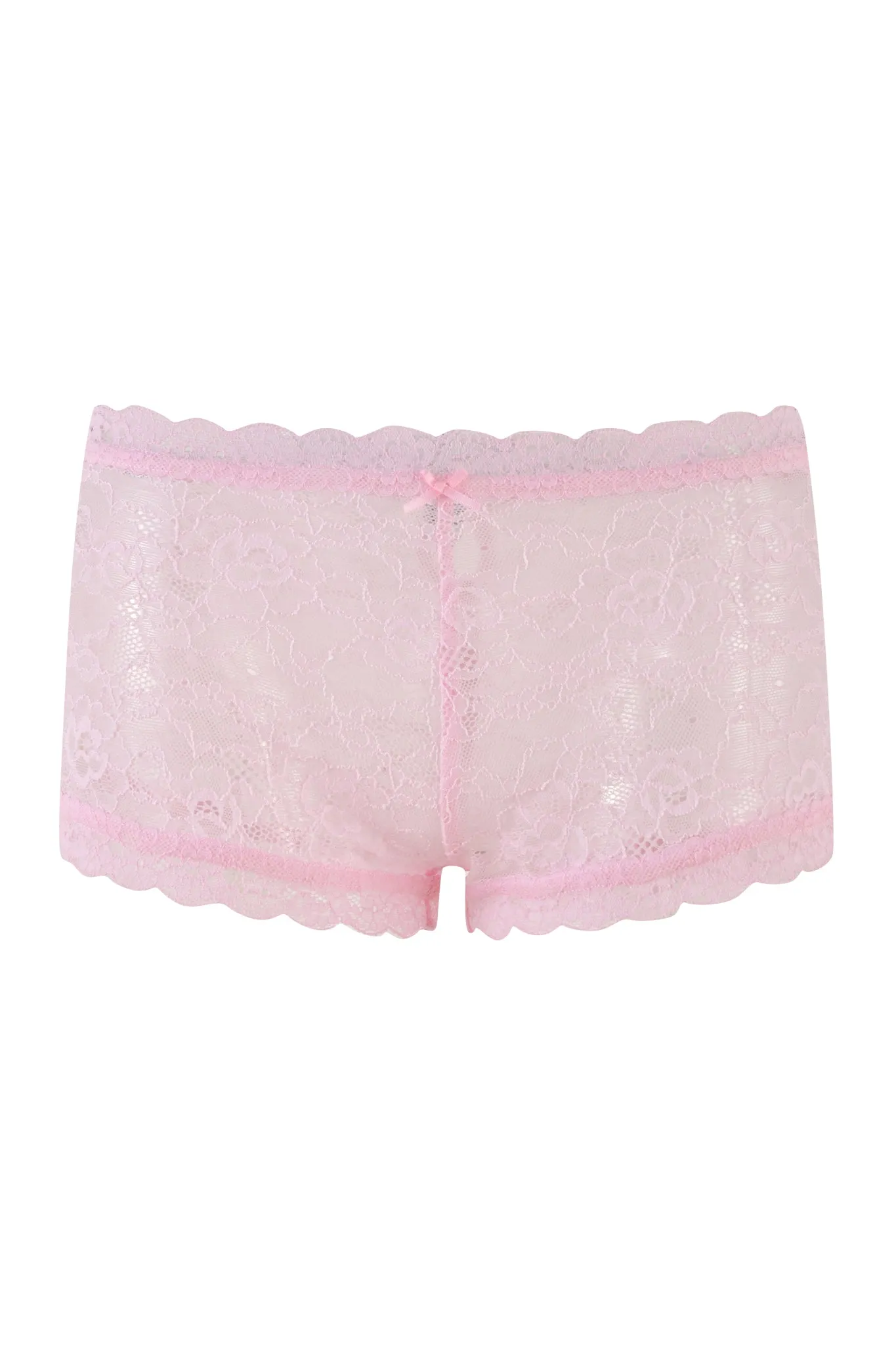 SERINA SHORT - PINK : LACE