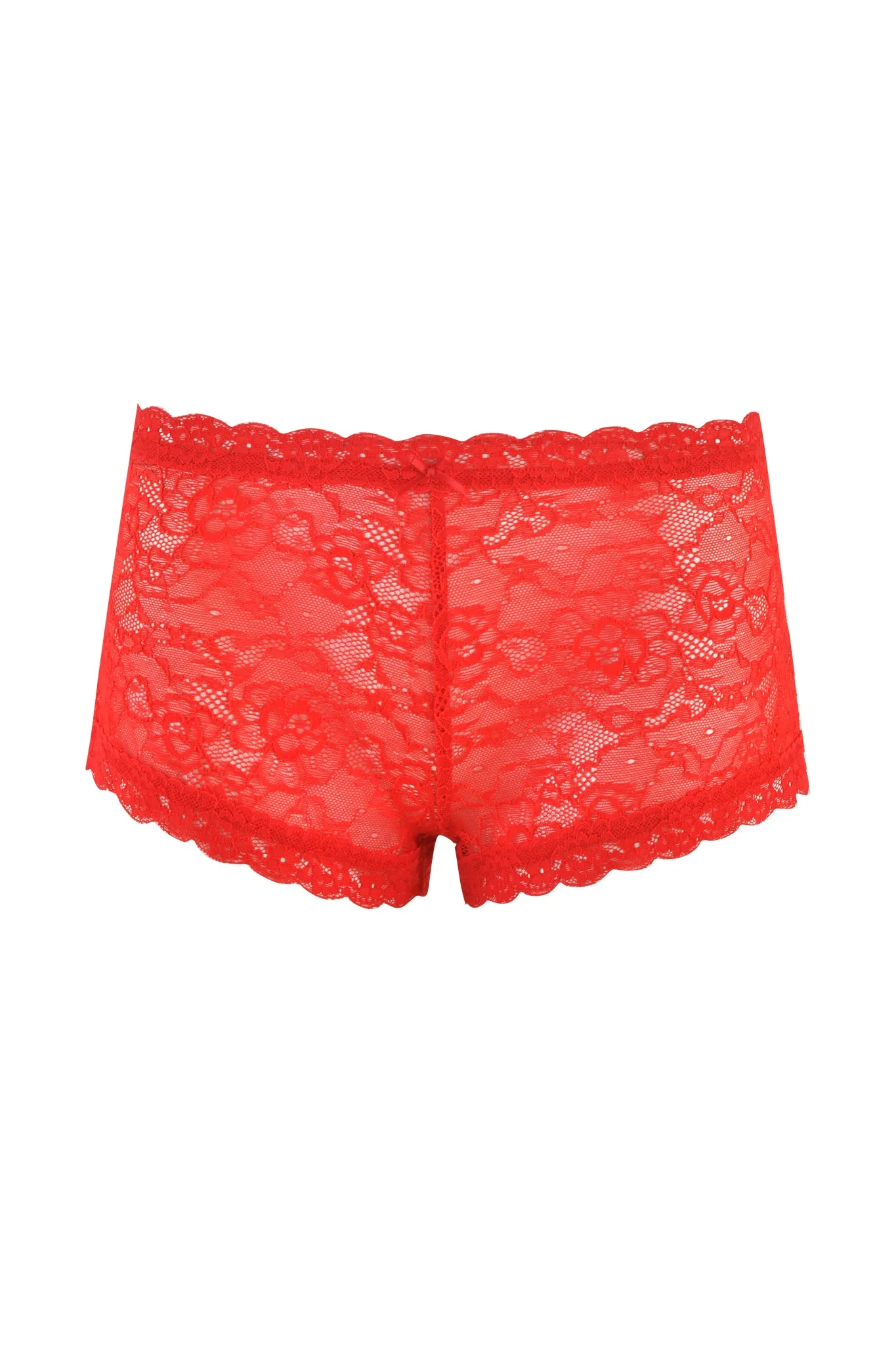 SERINA SHORT - RED : LACE
