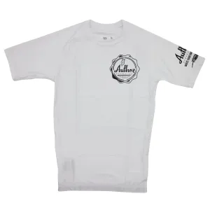 SHORT SLEEVE RASH GUARD (WHITE) - VOLUME THREE