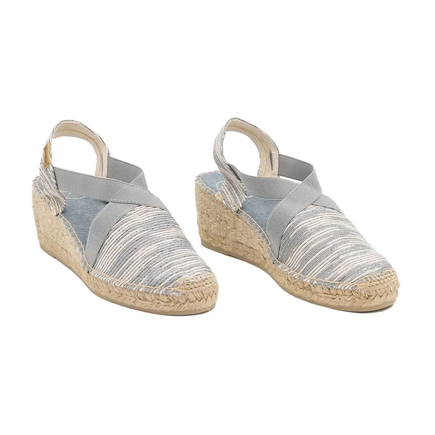 Slingback Cotton Blend Wedge Espadrille For Women - Terra-ZR
