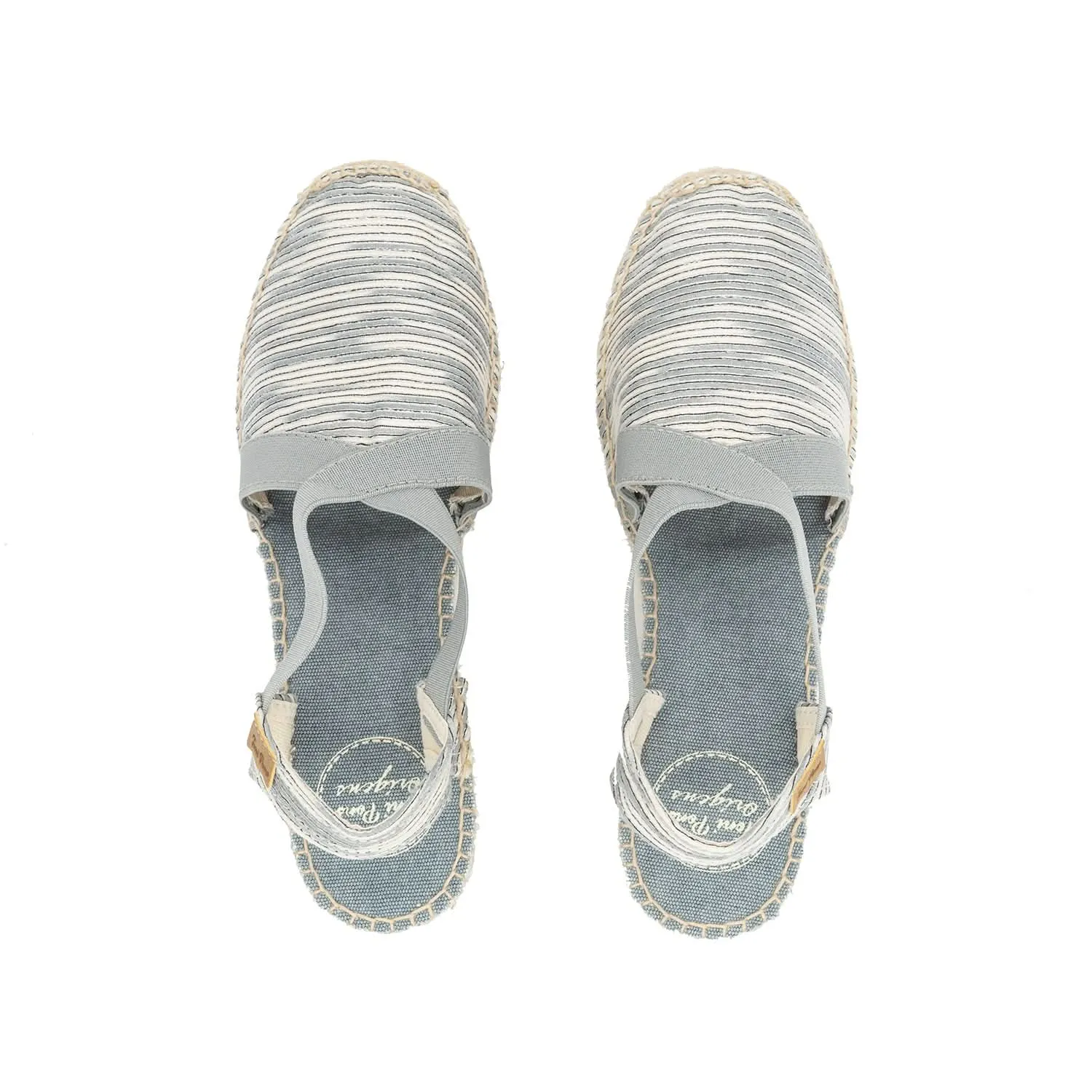 Slingback Cotton Blend Wedge Espadrille For Women - Terra-ZR