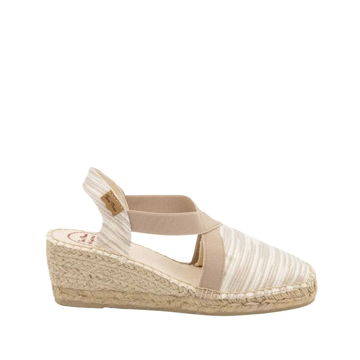 Slingback Cotton Blend Wedge Espadrille For Women - Terra-ZR
