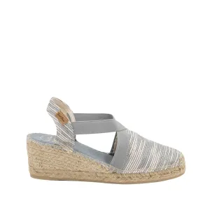 Slingback Cotton Blend Wedge Espadrille For Women - Terra-ZR