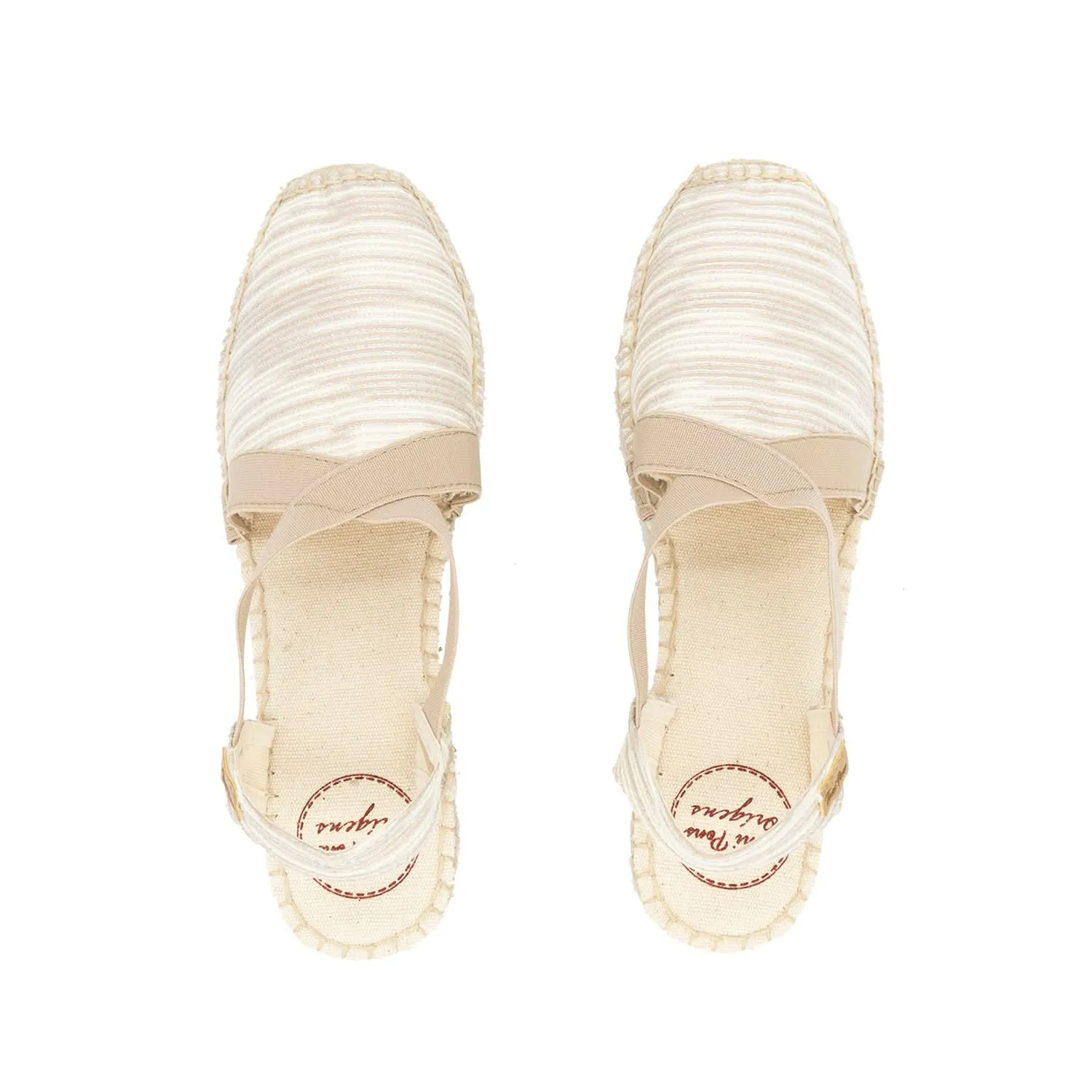 Slingback Cotton Blend Wedge Espadrille For Women - Terra-ZR