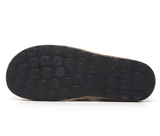 Soft and Breathable Classic Embroidered Casual Espadrilles