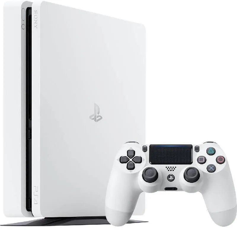 Sony PlayStation 4 Slim - 500GB, 1 Controller, Glacier White