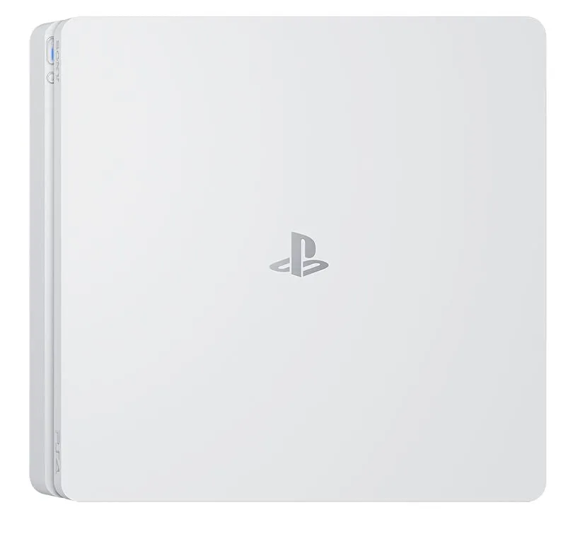 Sony PlayStation 4 Slim - 500GB, 1 Controller, Glacier White