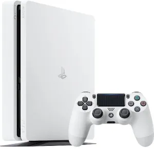 Sony PlayStation 4 Slim - 500GB, 1 Controller, Glacier White