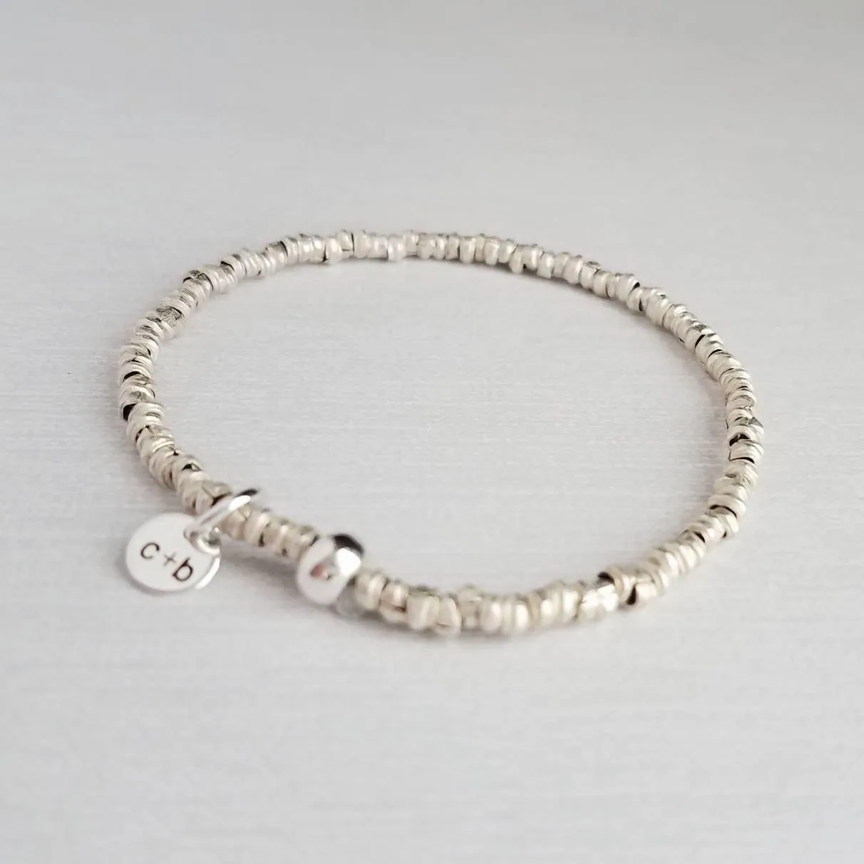 Stacking Bracelet Set - pyrite gold stone grey silver seed beads - chunk nugget stretch elastic bangle - African Imfibinga Zulu Job's Tears