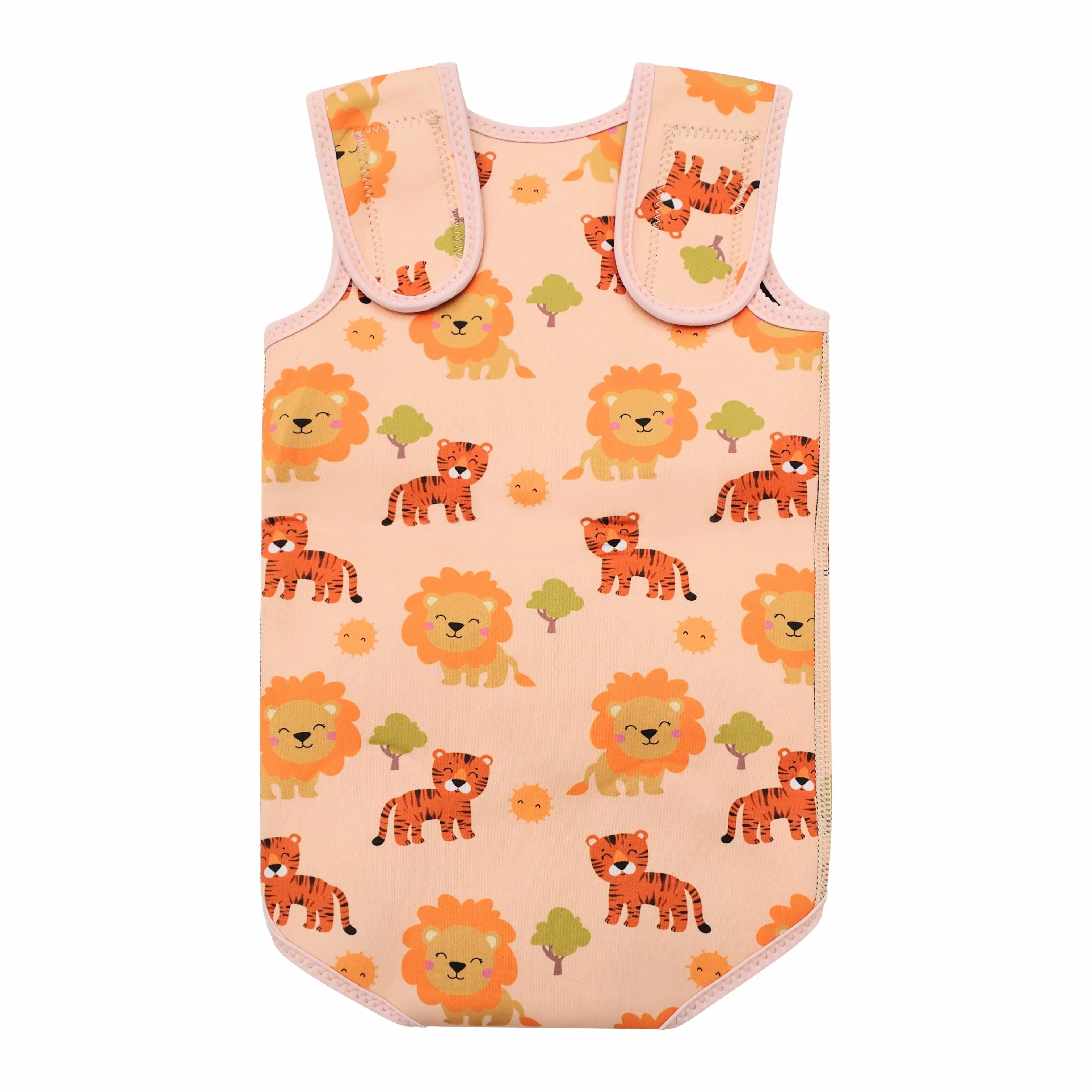 Swim Wrap Suit - Orange Lion