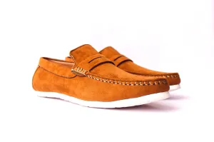 Tan Suede Men Drivers