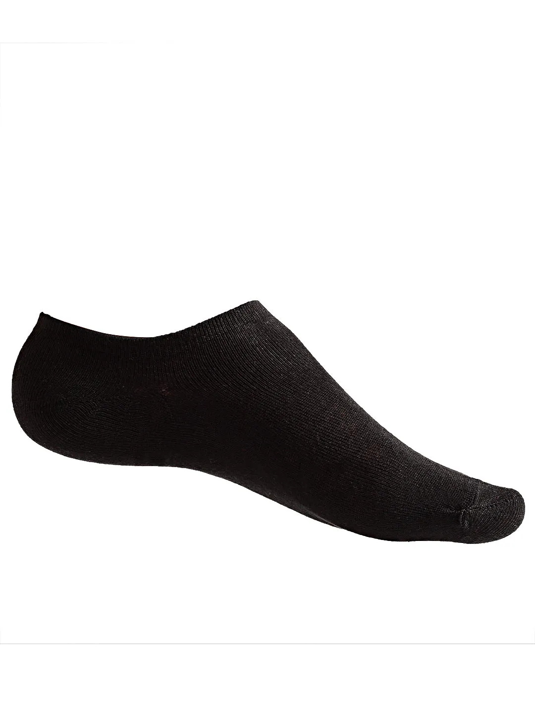 Texlon Men's Cotton Low Cut Loafer Socks (Free Size) (Black) - Pack Of 5 Pair