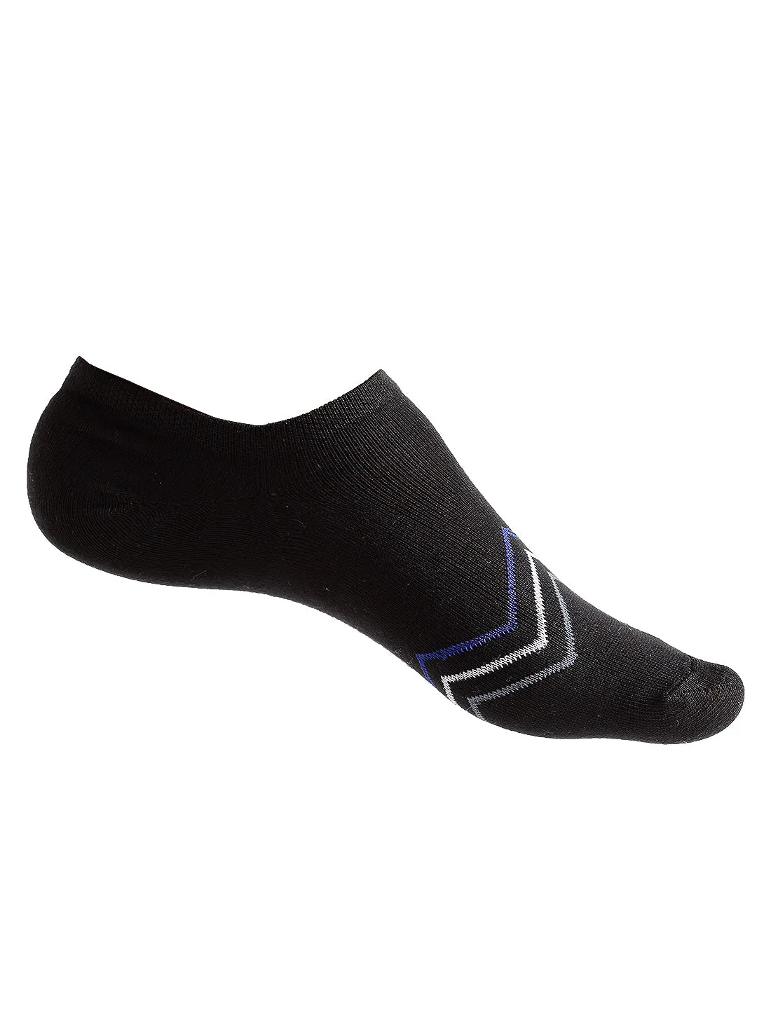 Texlon Men's Cotton Low Cut Loafer Socks (Free Size) (Multi-Coloured) - Pack Of 5