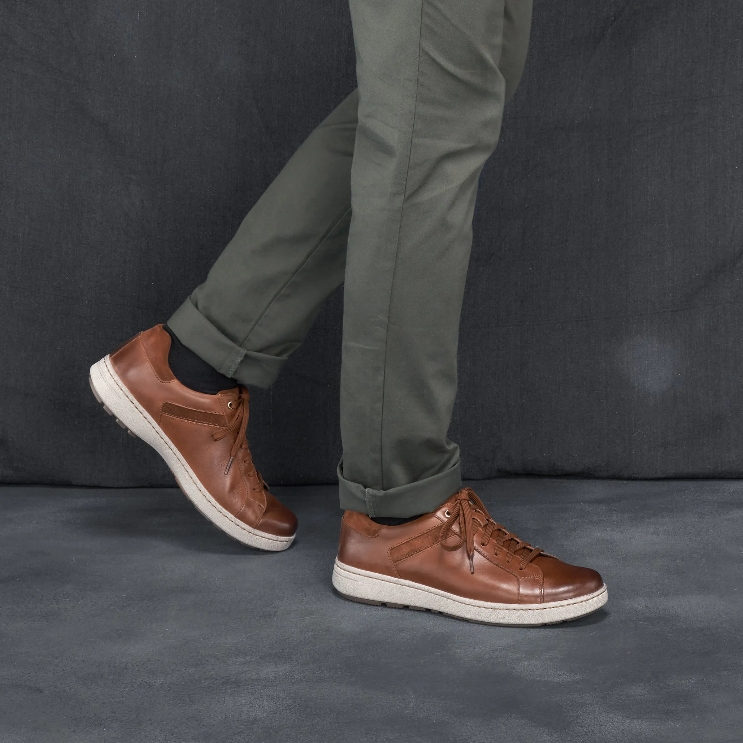 Trevor Sneaker - Tan Burnished Calf - 8906-640300