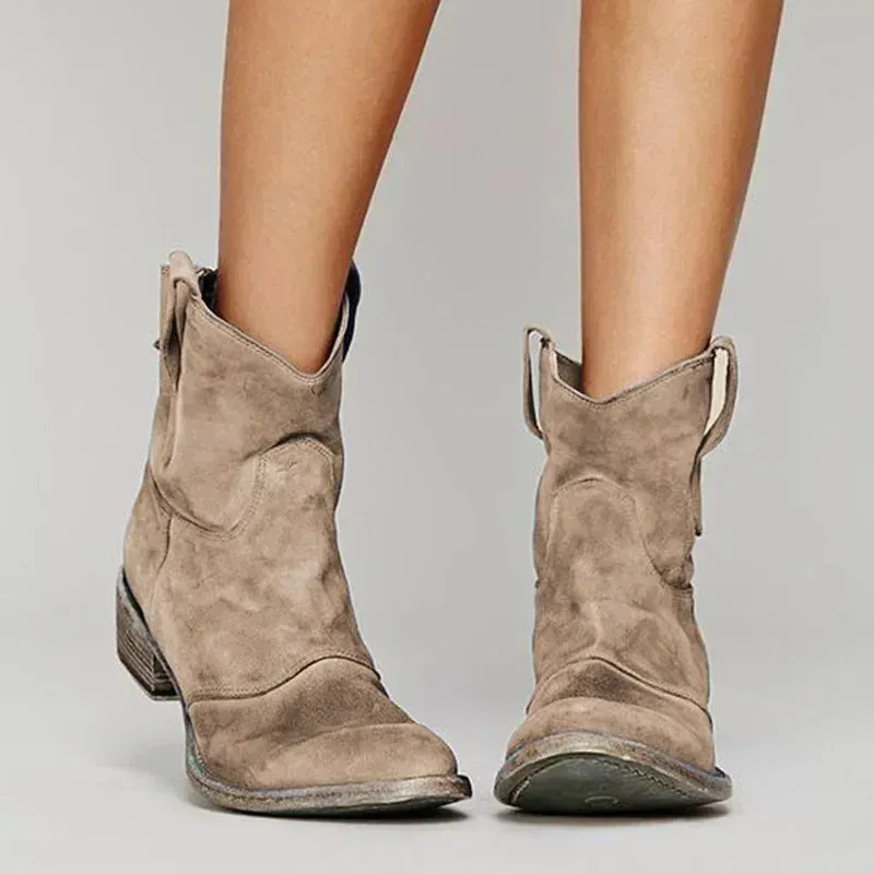 TRUDY – Vintage Ankle Boots