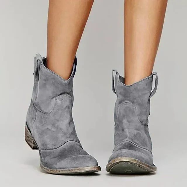TRUDY – Vintage Ankle Boots