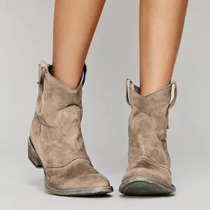TRUDY – Vintage Ankle Boots