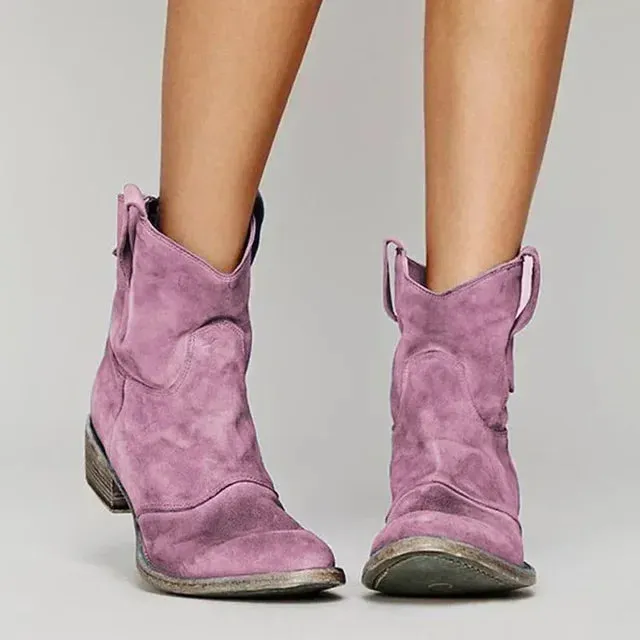 TRUDY – Vintage Ankle Boots