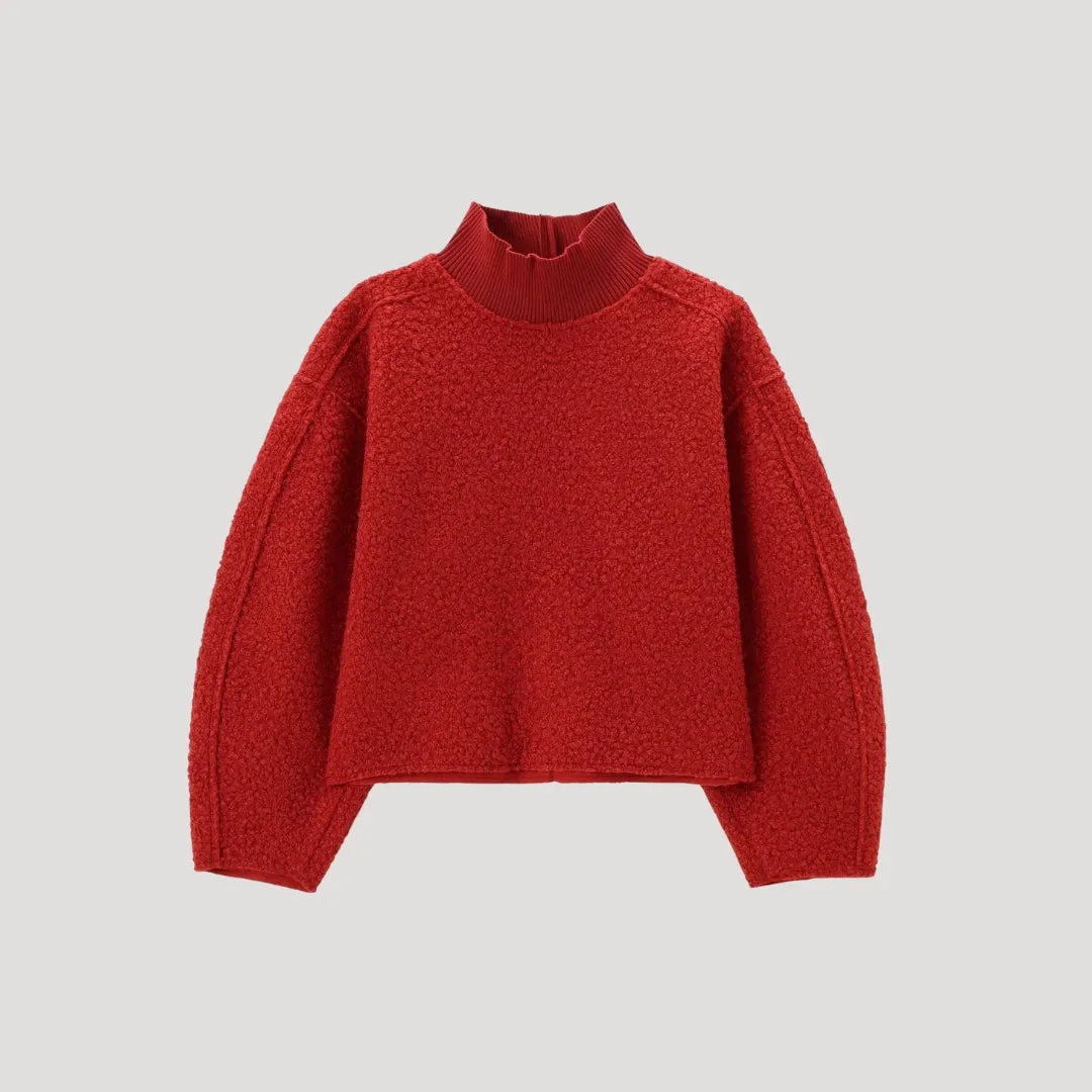 Turtleneck Sweater – Textured Knit – Soft Winter Staple