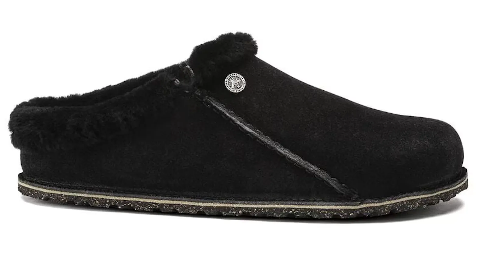 UNISEX BIRKENSTOCK ZERMATT PREMIUM FUR LINED CLOG | BLACK
