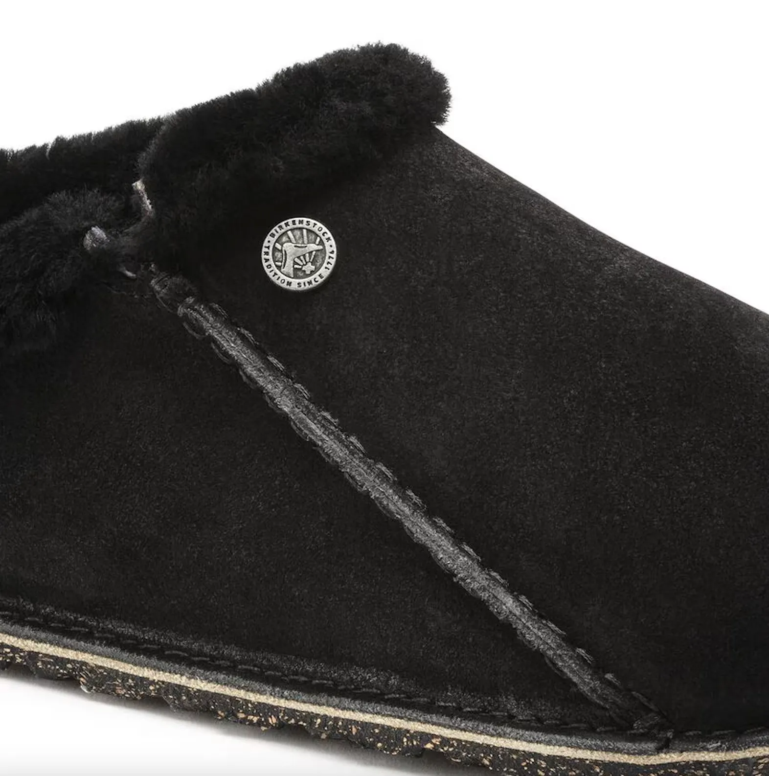 UNISEX BIRKENSTOCK ZERMATT PREMIUM FUR LINED CLOG | BLACK