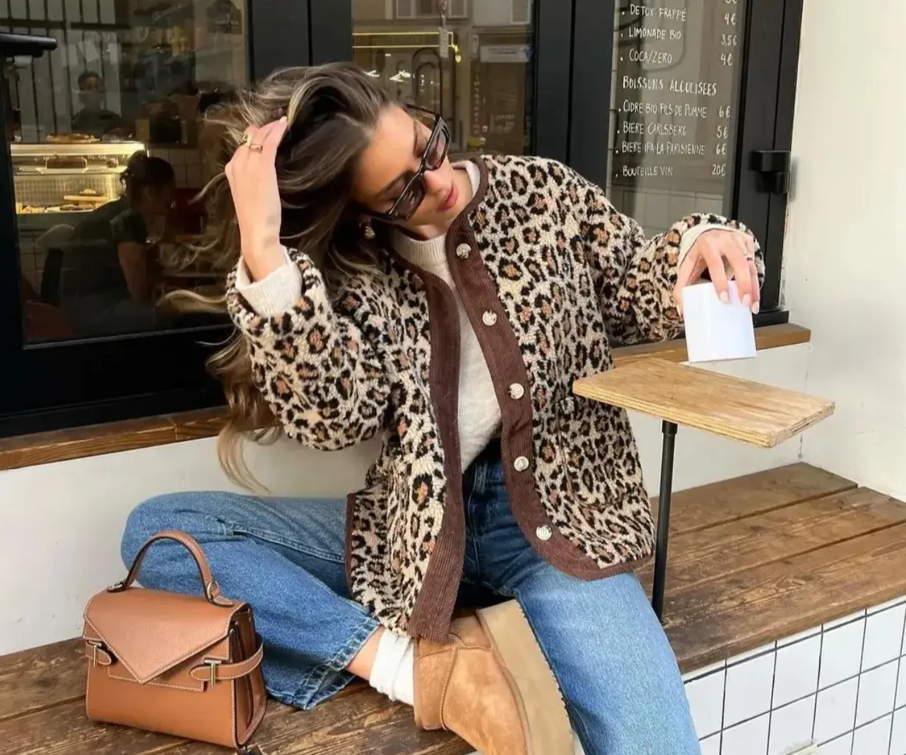 Vanessa Leopard Jacket