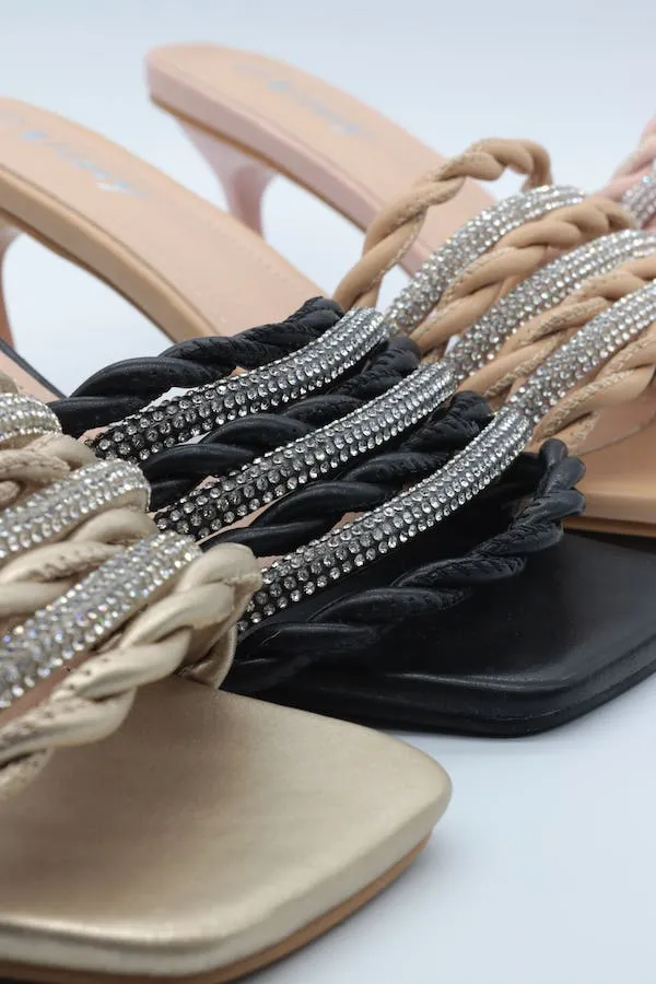 Viny - Women's Braided Chain Heels