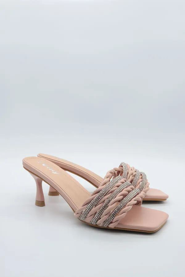 Viny - Women's Braided Chain Heels